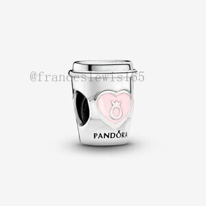 Pandora Take a Break Coffee Cup Charm